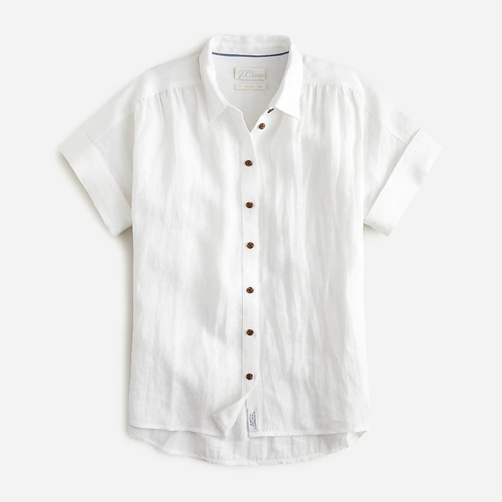 Relaxed-fit Short-sleeve Baird McNutt Irish Linen Shirt